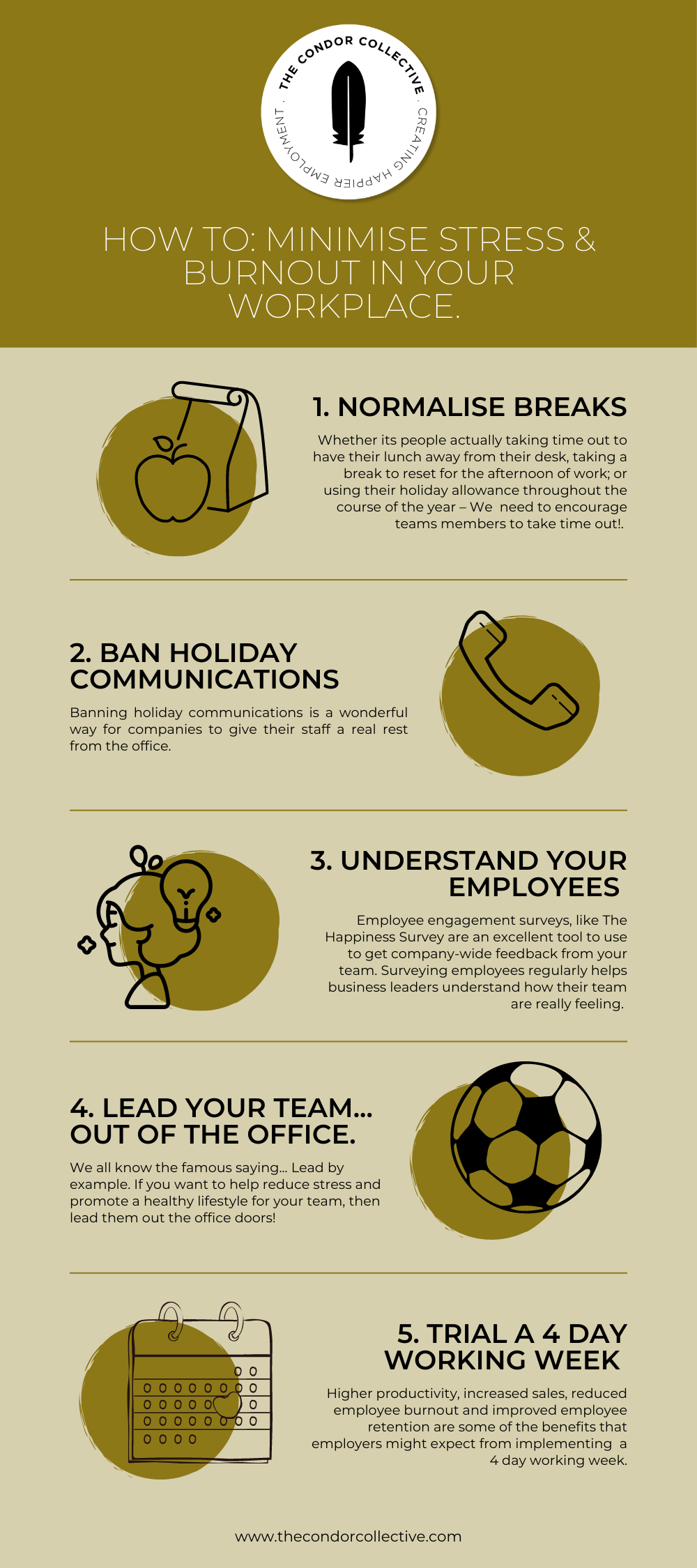 How To: Minimise stress & burnout in the workplace - The Condor Collective