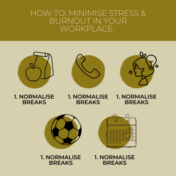 How To: Minimise stress & burnout in the workplace - The Condor Collective